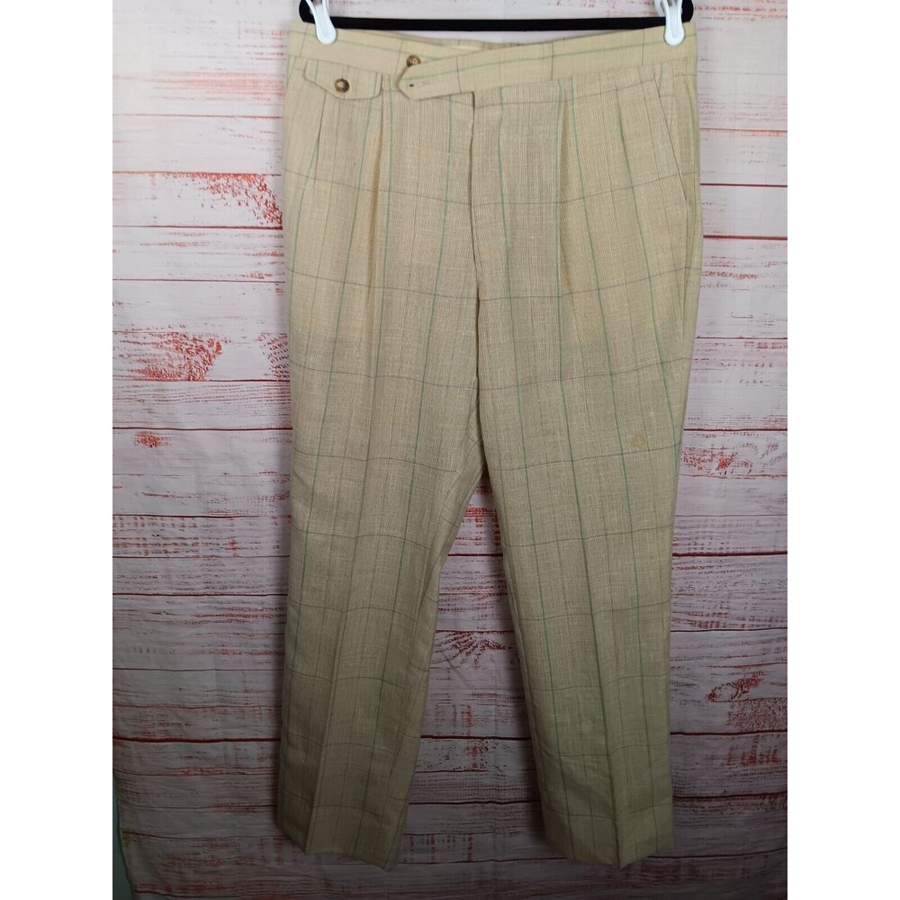 Racquet Club Pants Mens 36x33 Straight Leg 100% Virgin Wool